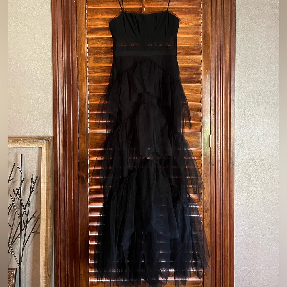Size 4 Corset Tulle Gown, Black
BCBGMAXAZRIA
